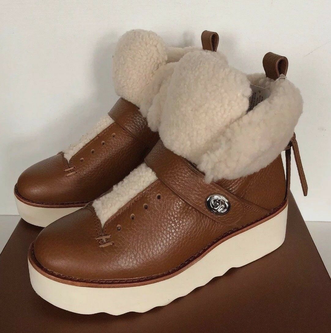 coach urban signature hiker boots