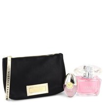 Versace Bright Crystal Perfume 3.0 Oz Eau De Toilette 3 Pcs Gift Set image 3