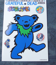 Grateful Dead BLUE  Dancing Bears Outside  Window Sticker Set   Car Decal - $5.99