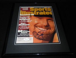 Mark McGwire Signed Framed 1998 Sports Illustrated Full Magazine JSA Cardinals image 1