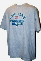 New York Rangers Old Time Hockey MSG NHL Team Player T-Shirt  #25  Prucha  - $18.99