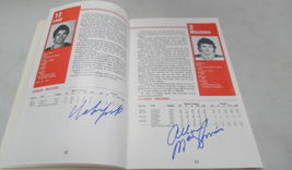 Badger Bob Johnson & 1984 Calgary Flames Team Signed Yearbook JSA image 8