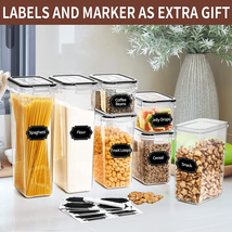 Airtight Food Storage Containers Set with Lids - 24 PCS, BPA Free Kitchen and Pa image 6