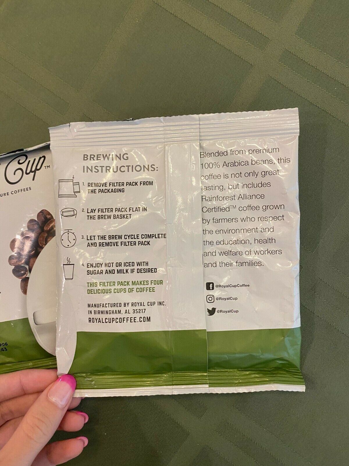 NEW Set of 2 Royal Cup Rainforest Premium Select Instant Coffee