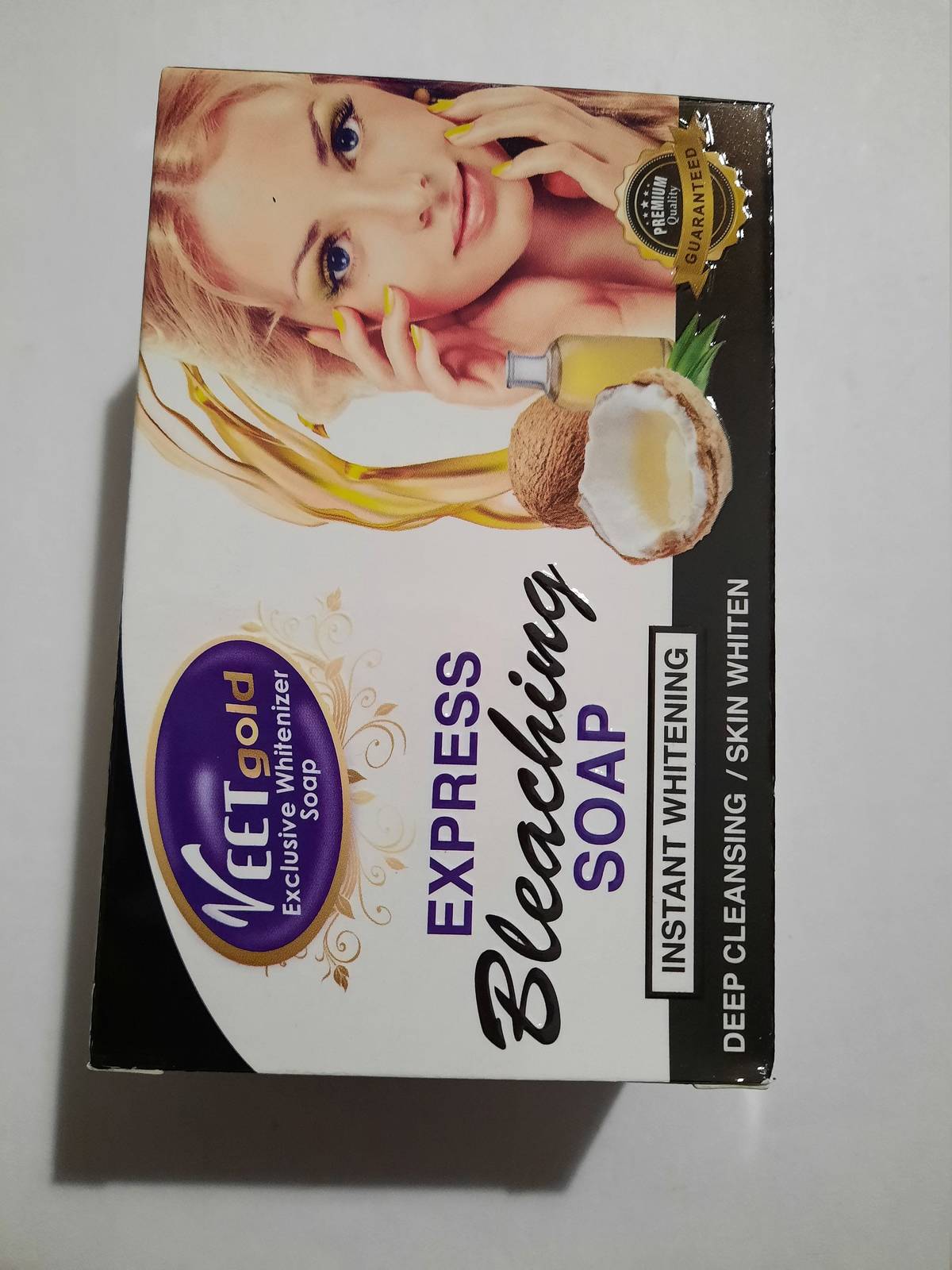 VEET GOLD exclusive whitenizer soap:Express bleaching soap