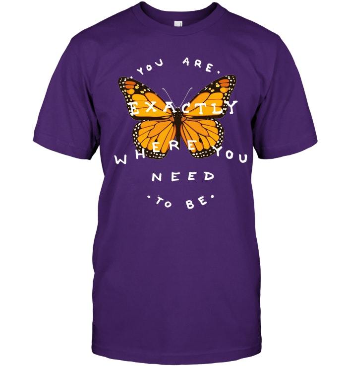 monarch print shirt