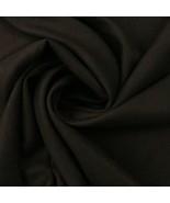 DESIGNER 100% LINEN BROWN DRAPERY MULTIPURPOSE FABRIC BY THE YARD 120&quot;WIDE - $16.39