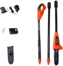 Cordless Pole Saw Kit  -  Reach high up to 14 ft.  -  20V MAX Battery w. Charger image 1