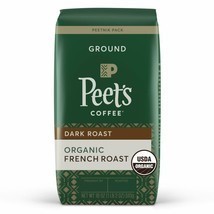 Peet's Coffee Organic French Roast Dark Roast Ground 18OZ - $19.64