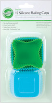 Silicone Standard Baking Cups-Square 12/Pkg - $14.67