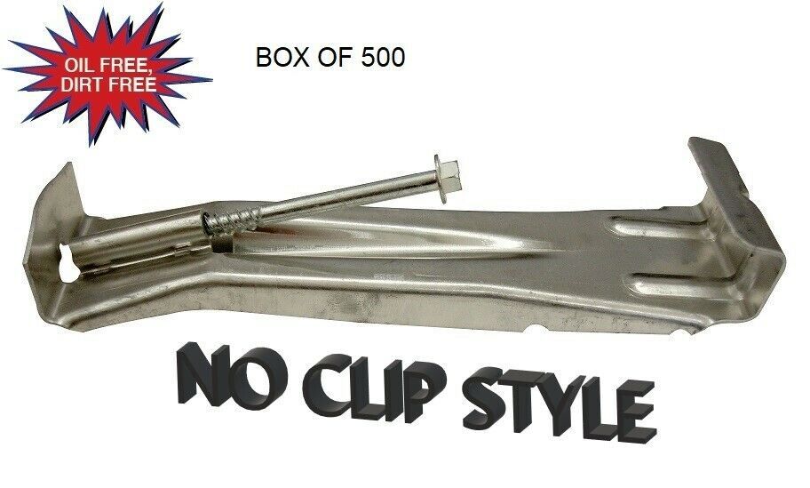 500 PREMIUM GRADE 5" INCH QUICK SCREW HIDDEN GUTTER HANGERS *NO CLIP