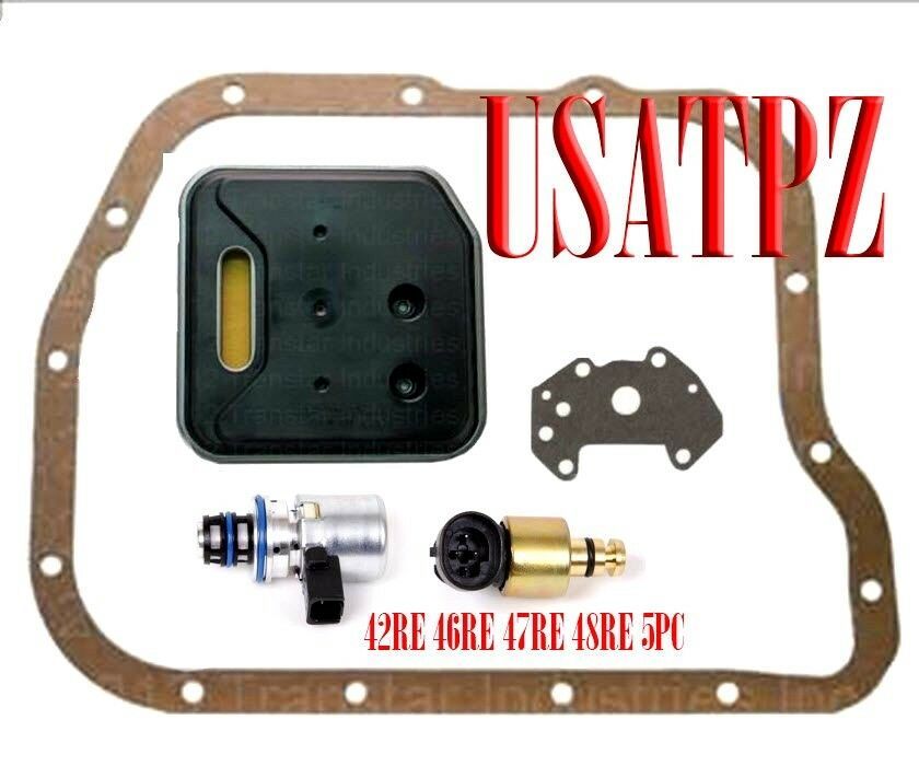 42RE 46RE 47RE SHIFT SOLENOID KIT 5PC 9699 DODGE RAM VAN TRANSDUCER