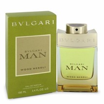 Bvlgari Man Wood Neroli Eau De Parfum Spray 3.4 Oz For Men  - $105.55