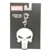 Marvel Punisher Skull Zipper Pull / Bag Clip New - $9.30