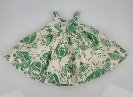 Baby Gap Ruffle Dress Pants Boho Festival Botanical Floral Green Cream 0... - $23.75