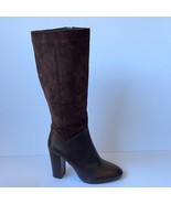 Johnston &amp; Murphy &#39;Yvonne&#39; Tall Leather in Brown Calfskin Boot 9.5M - $55.79