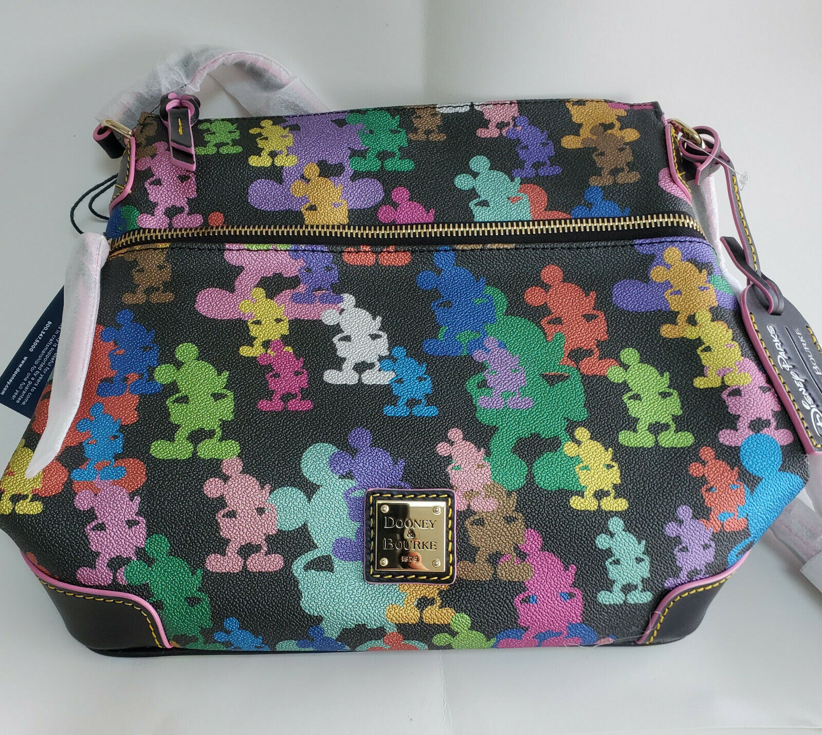 Disney Dooney /& Bourke 10th Anniversary Wonder Mickey Mouse Large Tote NWT
