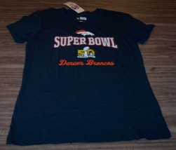 Women's Teen Denver Broncos Super Bowl 50 Nfl Football T-Shirt Large New w/ Tag - $19.80