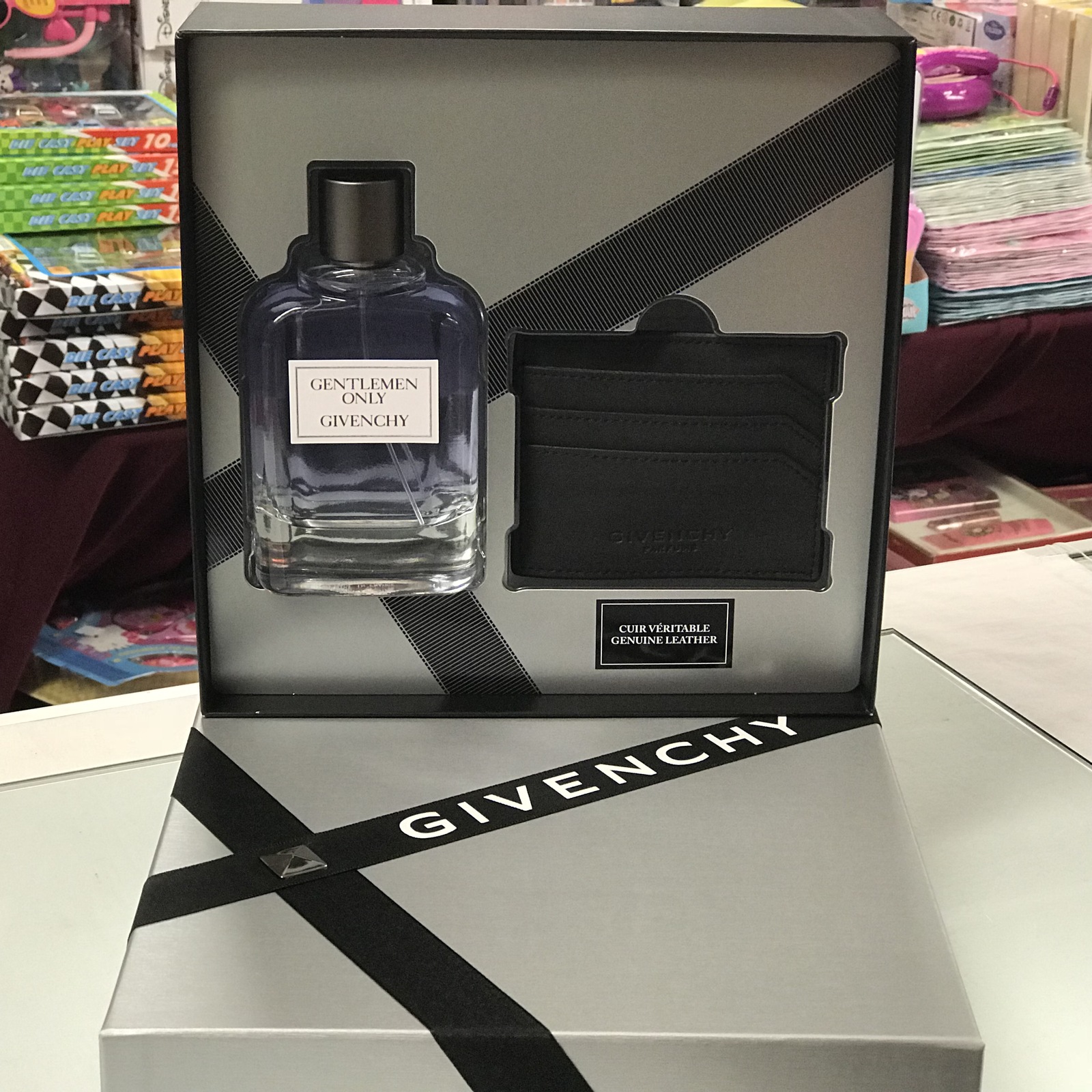 GIVENCHY GENTLEMEN ONLY by GIVENCHY 2-pcs MEN Set, 3.3 OZ + Leather Card Holder  - $123.00