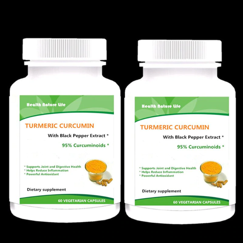 2x Turmeric Curcumin Black Pepper Bioperine 95 Tumeric 1300mg with Bioperine 60 - Herbs & Botanicals
