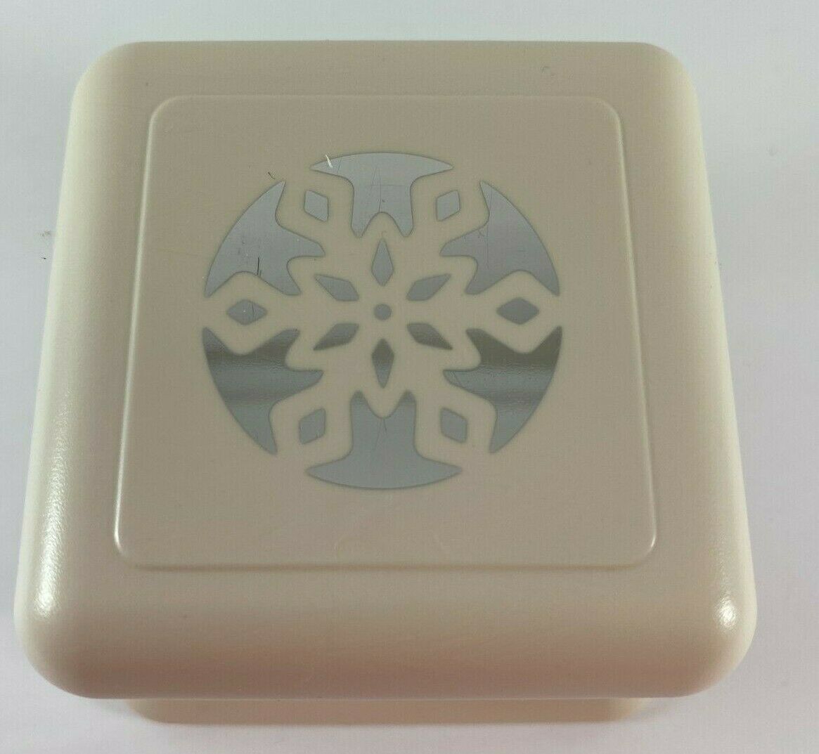 Martha Stewart SNOWFLAKE PATTERN Punch All Over The Place Square 1.5 in - $18.80