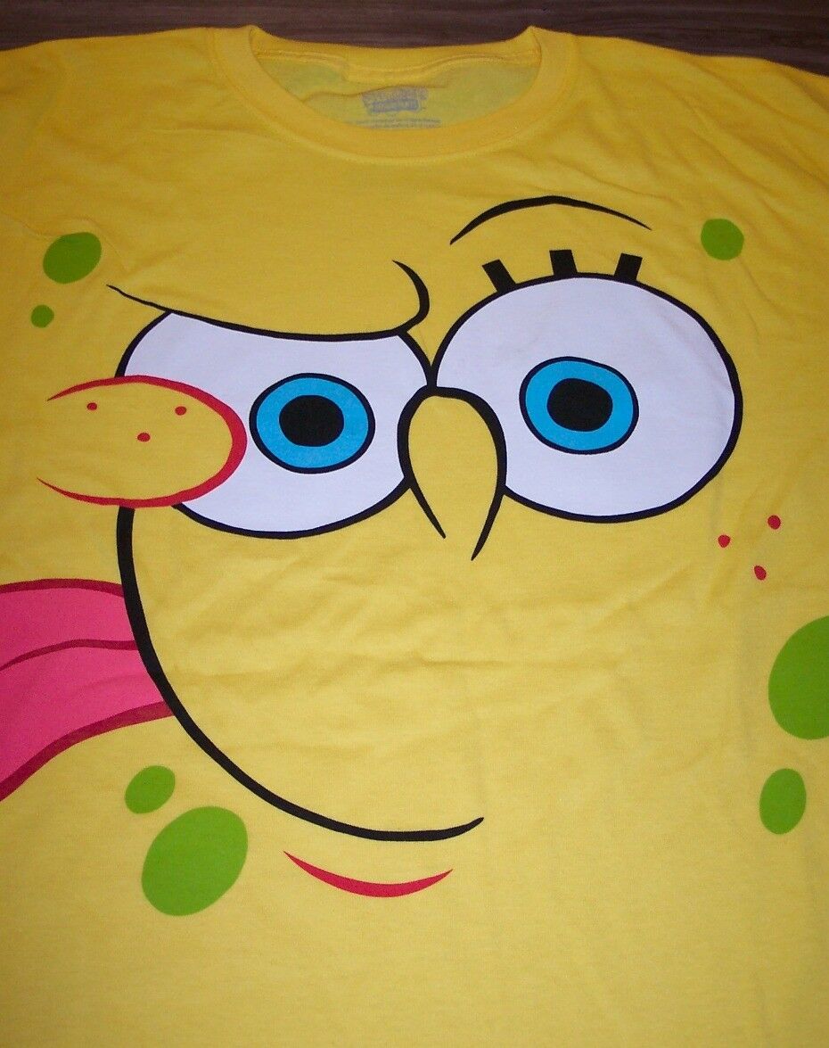 Spongebob Squarepants Nickelodeon T Shirt 2xl Xxl New W Tag T Shirts 