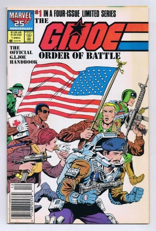 GI Joe Order of Battle #1 ORIGINAL Vintage 1986 Marvel Comics ...