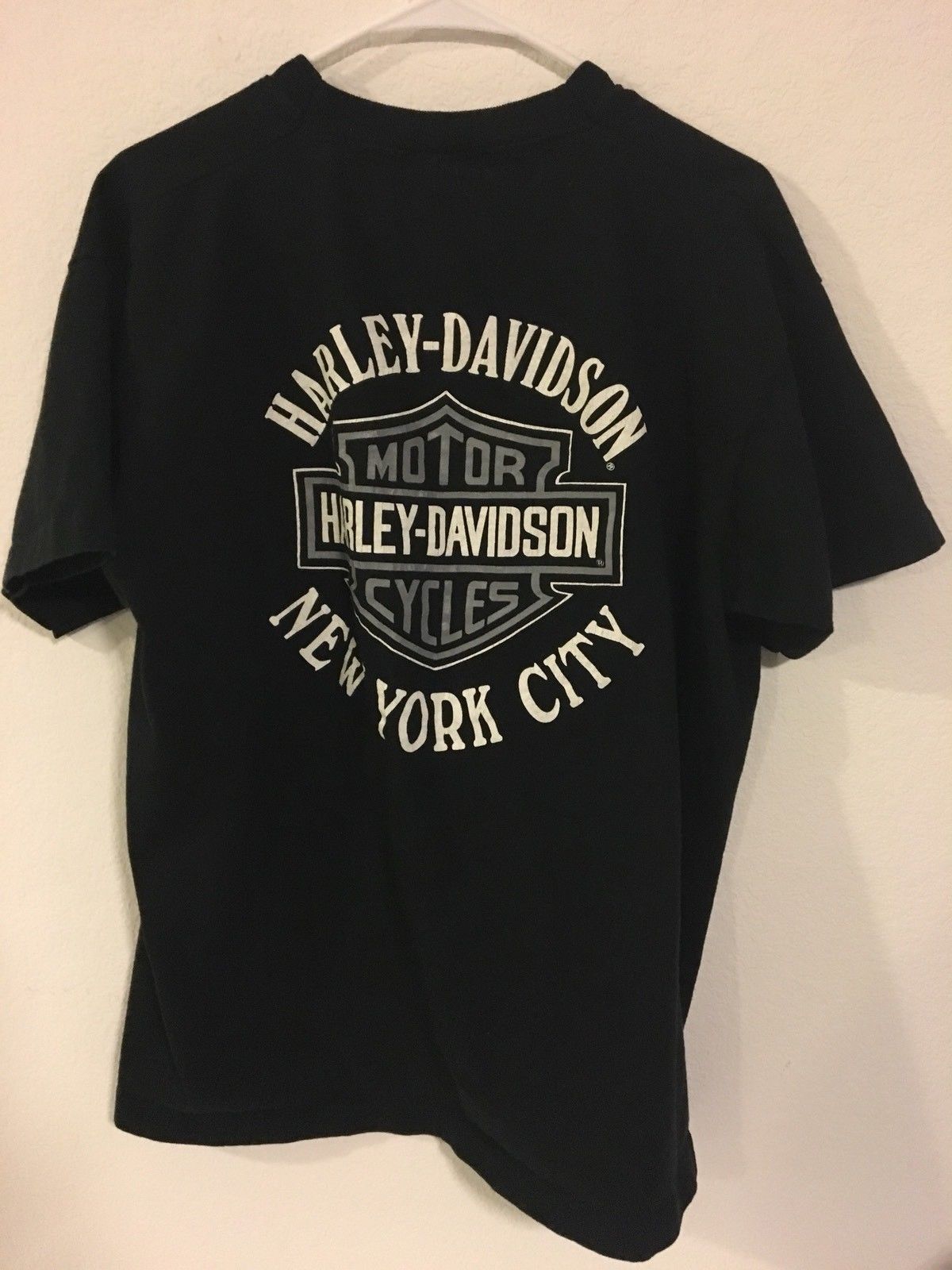 Harley Davidson T-Shirt New York City Men’s Size XL Vintage Black - T ...