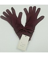 Women&#39;s Extended Knit Glove - A New Day™ One Size Burgundy - $9.50
