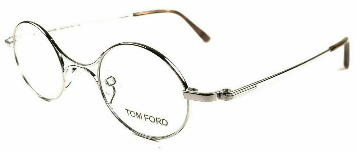 Tom Ford 5172 018 Silver Round Eyeglasses TF5172 018 40mm SMALL