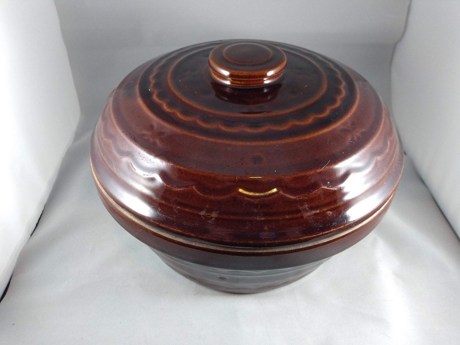 VINTAGE Mar Crest Oven Proof Stoneware Covered Handled Casserole Dishes Monmouth/ Marcrest