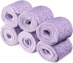 6 Plaster Cloth Rolls - Violet  -  2 x 118"   -  For Body Casts, Craft Projects image 1
