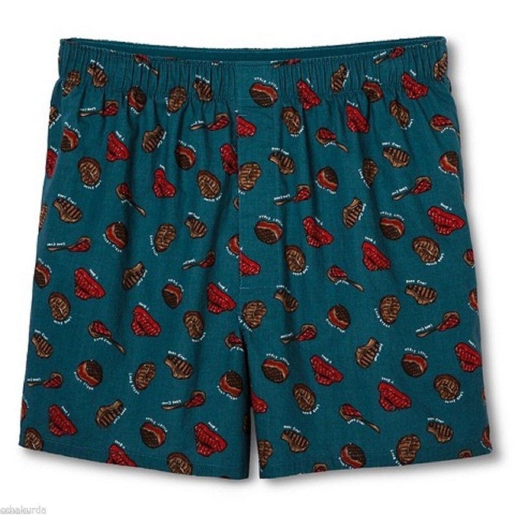 Meats Slimfit boxers XL 40 42 XLarge NEW Lamb Chop Pork Steak TBone
