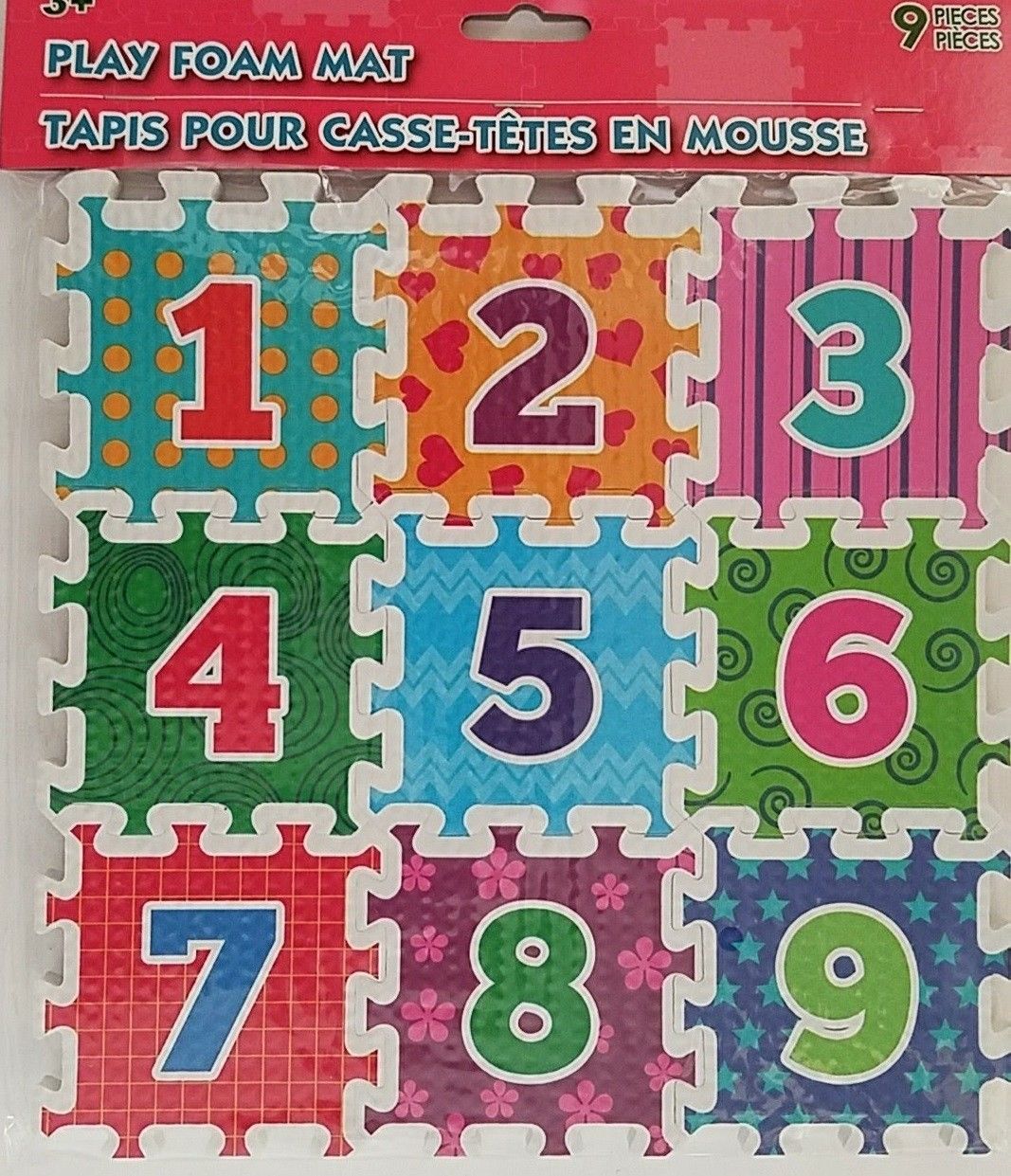 LEARNING NUMBER FOAM PUZZLES Age 3+, SELECT Type of Numbers