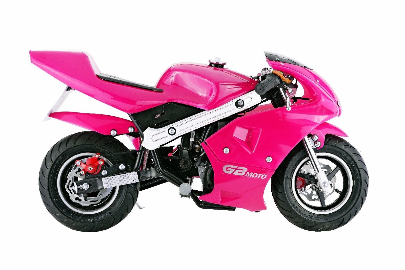 Motorcycle for Kids Pink Pocket Bike Mini Gas Powered 40CC Ride On Boys Girls - Gas Scooters