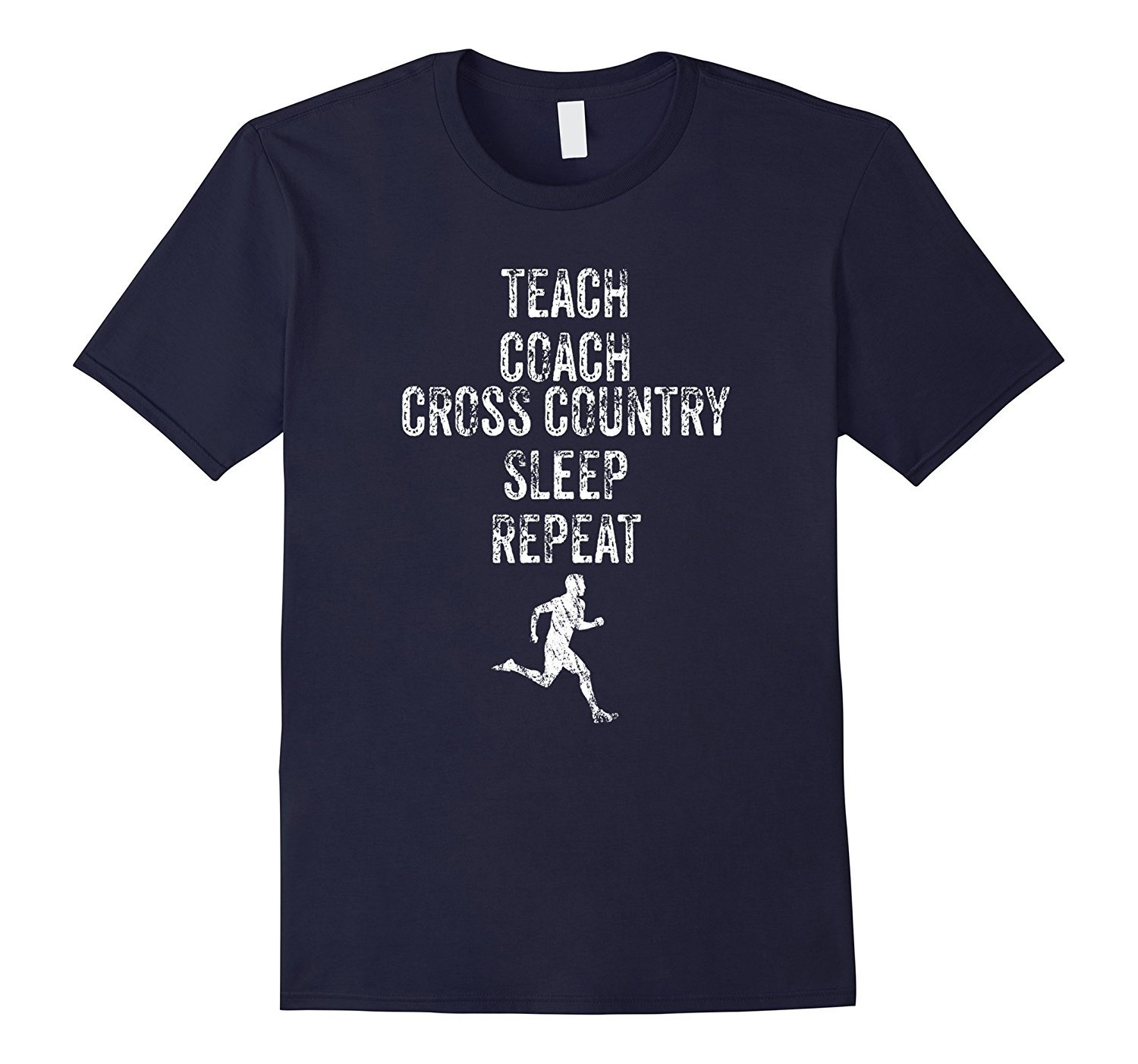Image of Cross Country Coach Teacher Funny Sports T-Shirt Men