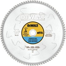 Dewalt 14-Inch Metal Cutting Blade, Stainless Steel, 1-Inch Arbor, 90-Tooth (Dwa - $345.31