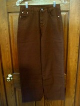 Unbranded Chocolate Brown Denim Bootcut Jeans - Size Small - $14.84