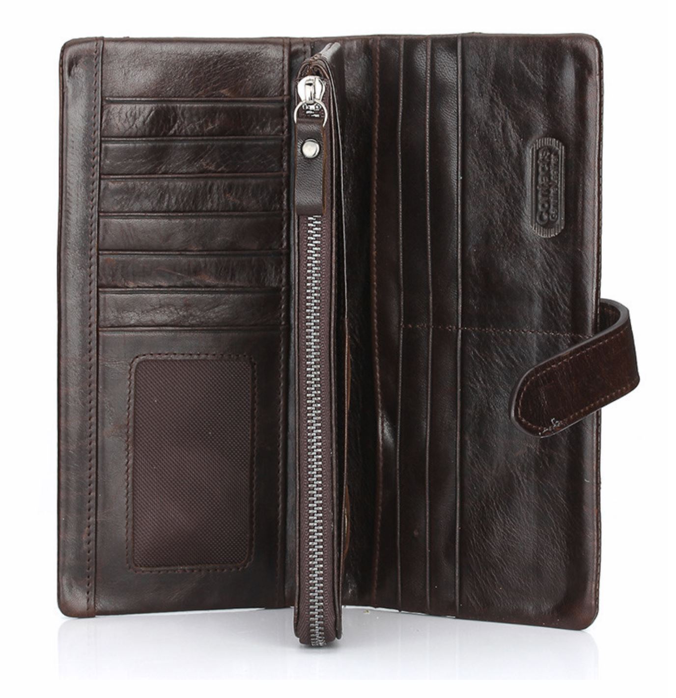 Unisex Wallets for Men and Women with Many Card Slots Genuine Leather