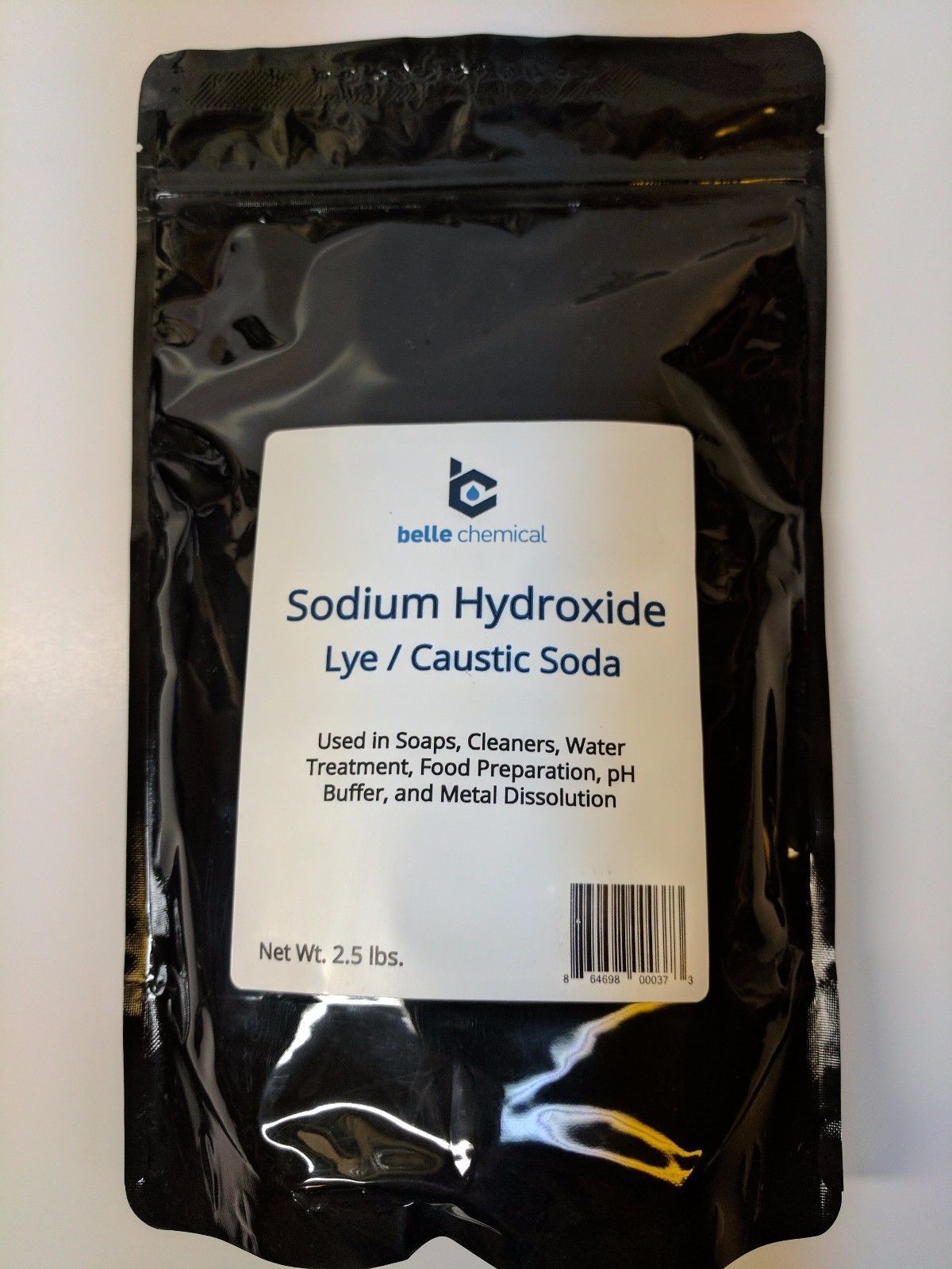 Sodium Hydroxide 100 Pure 4oz20 Lb (Caustic Soda, Lye) Food Grade Cleaning Products