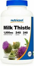 Milk Thistle 1000mg Equivalent 240 Vegetarian Caps Nutricost - $13.81