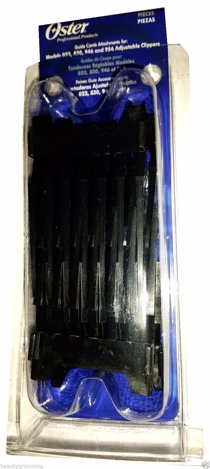 OSTER 8 pcs Clipper Guide Comb Attachments 76926800 for Fast Feed