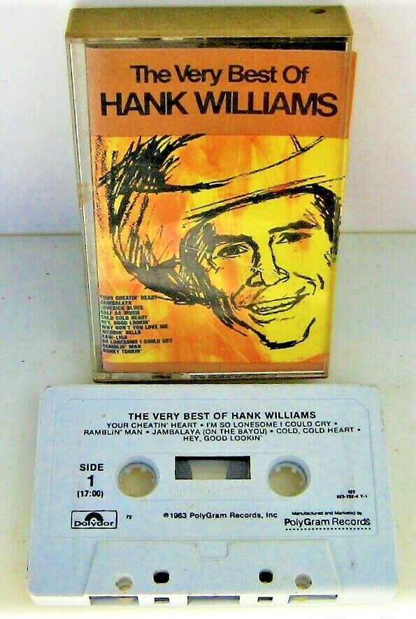 Hank Williams ‎- The Very Best Of Hank Williams - Cassette - Cassettes