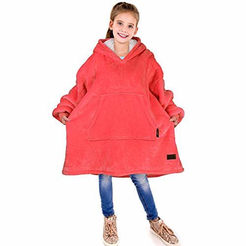 Catalonia Kids Oversized Blanket Sweatshirt,Sherpa Hoodie,Super Soft ...