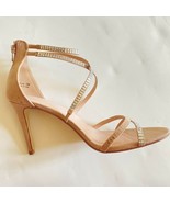 Chinese Laundry Nude Strappy Jewel embellished sz 10 stiletto heels - $15.83