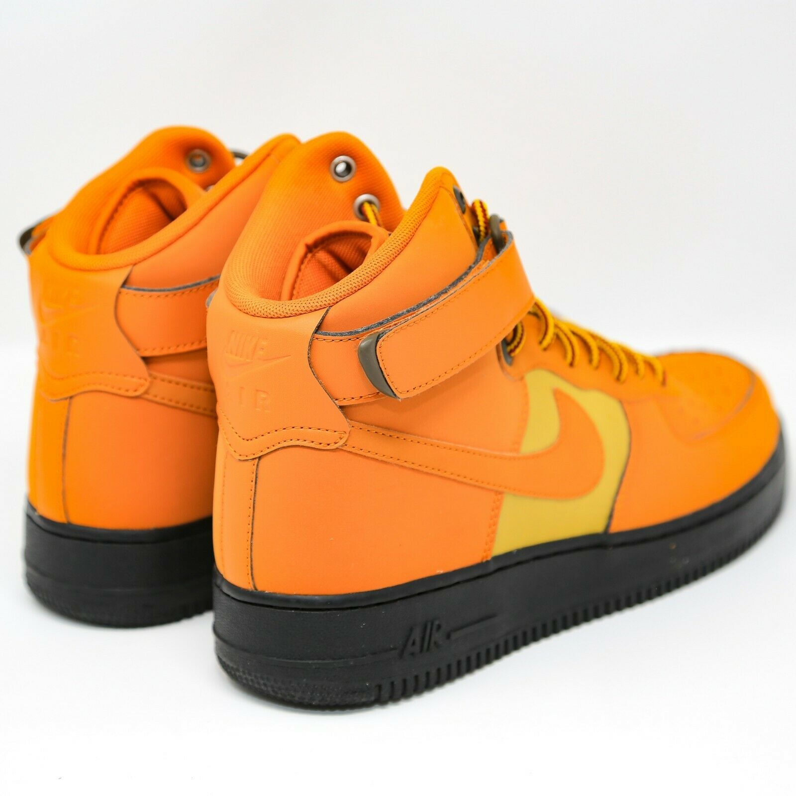 tan and orange air force ones