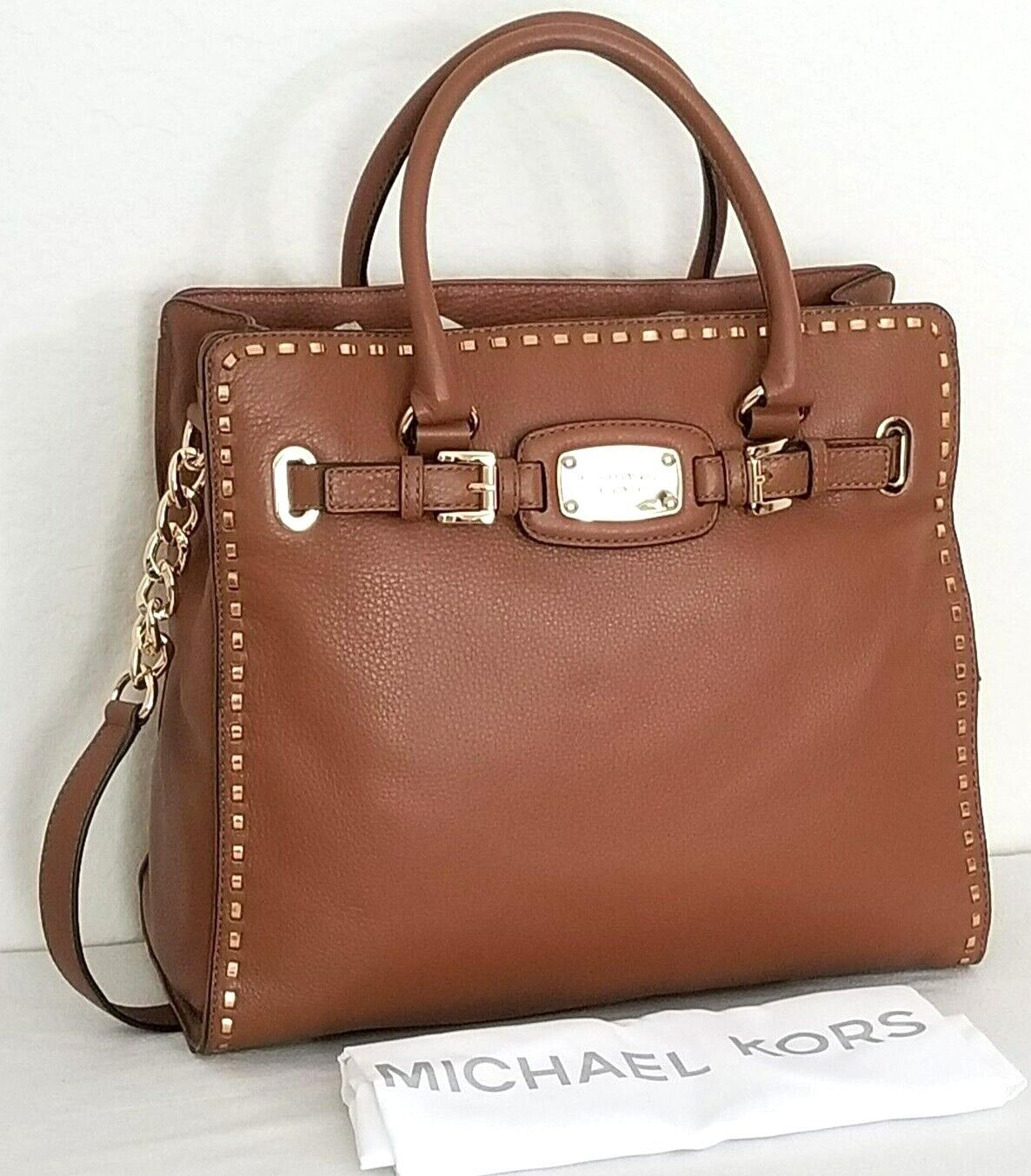 MICHAEL Michael Kors Hamilton Large N S Tote Luggage in Brown