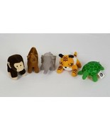 Lot of 5 National Wildlife Federation 1994 McDonald&#39;s Plush Animals Coll... - $12.99
