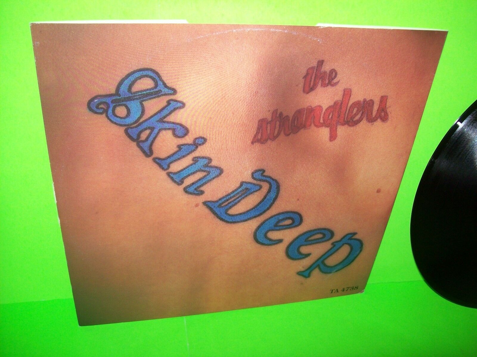 The Stranglers ‎– Skin Deep 12" Vinyl EP Record UK 1984 EMBOSSED SKIN ...