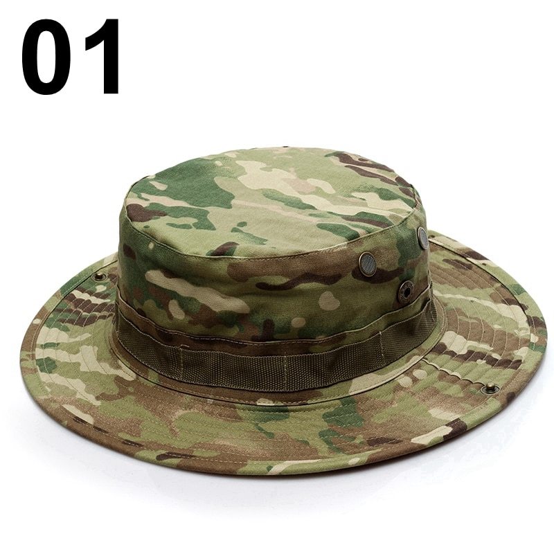 Boonie Hat US Army Bucket Hats Military Summer Caps Outdoor Hi Multicam Cap Women